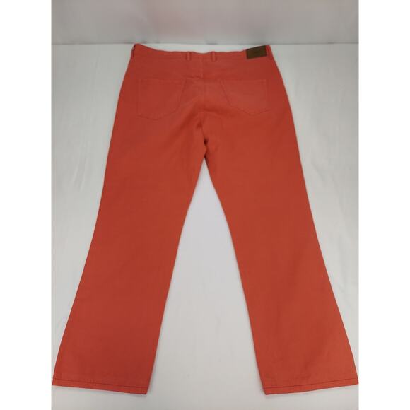 Peter Millar Mens Vintage Canvas 5-Pocket Salmon Chino Golf Pant Ms19B86 36x28 - Picture 3 of 11
